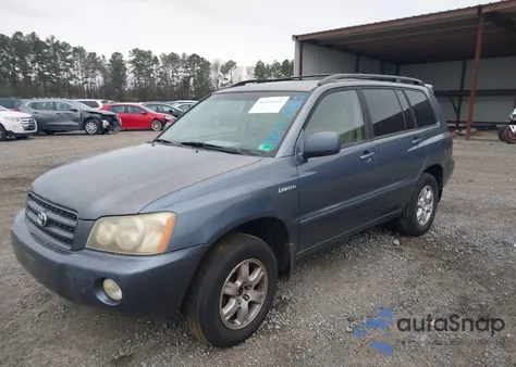 2003 Toyota Highlander Limited V6 from USA, damaged, VIN JTEHF21A330110805